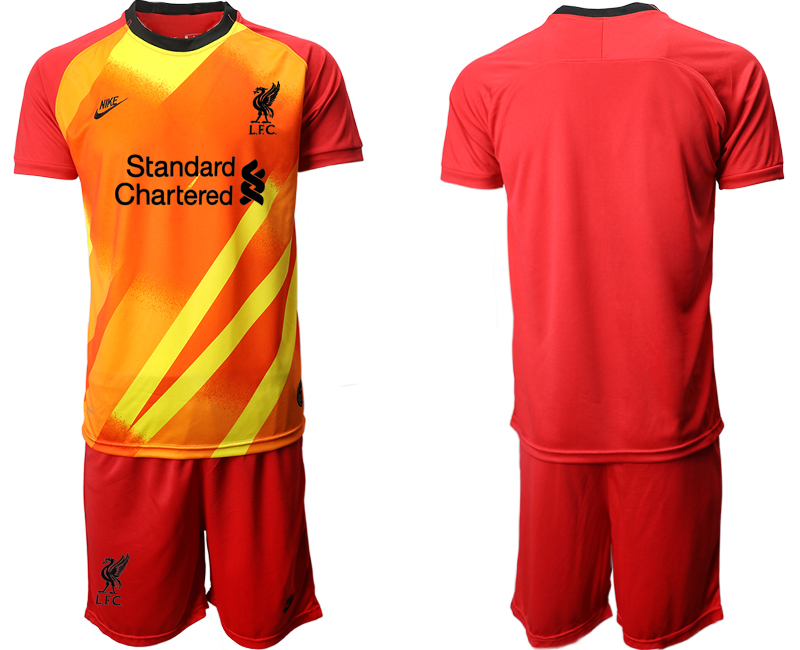 Men 2020-2021 club Liverpool goalkeeper red Soccer Jerseys->liverpool jersey->Soccer Club Jersey